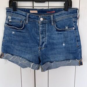 PILCRO HIGH RISE SHORT 28 URBAN OUTFITTERS Denim Blue Women's Shorts